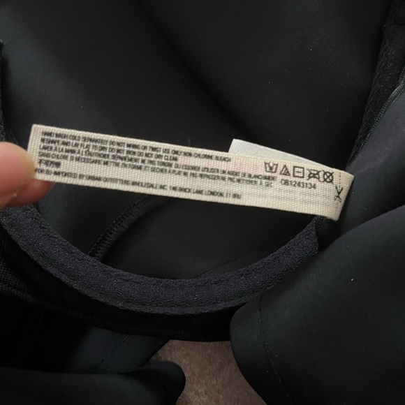 [M/36B]Free People Intimately Underline Longline Bra, Black NWOT - Picture 7 of 9